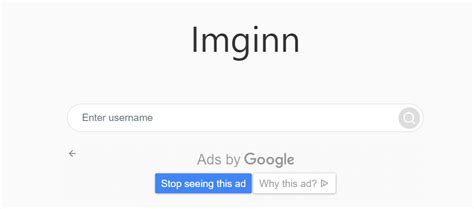 imginn website.